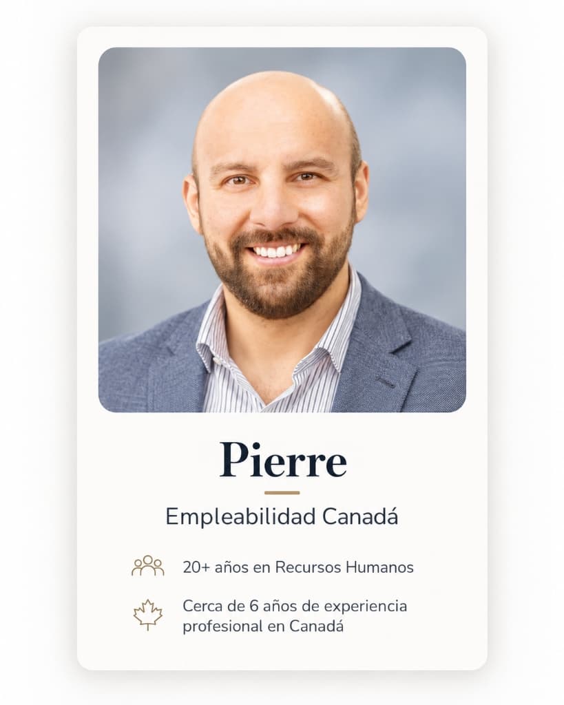 Pierre · Empleabilidad Canadá